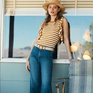 NEW Anthropologie Jillian Striped Knit Top